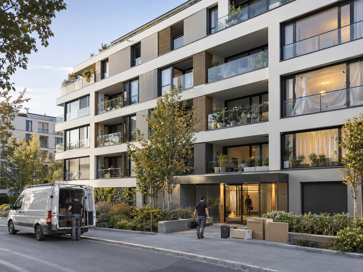 Modernes Mehrfamilienhaus in Zürich (Beispielbild)